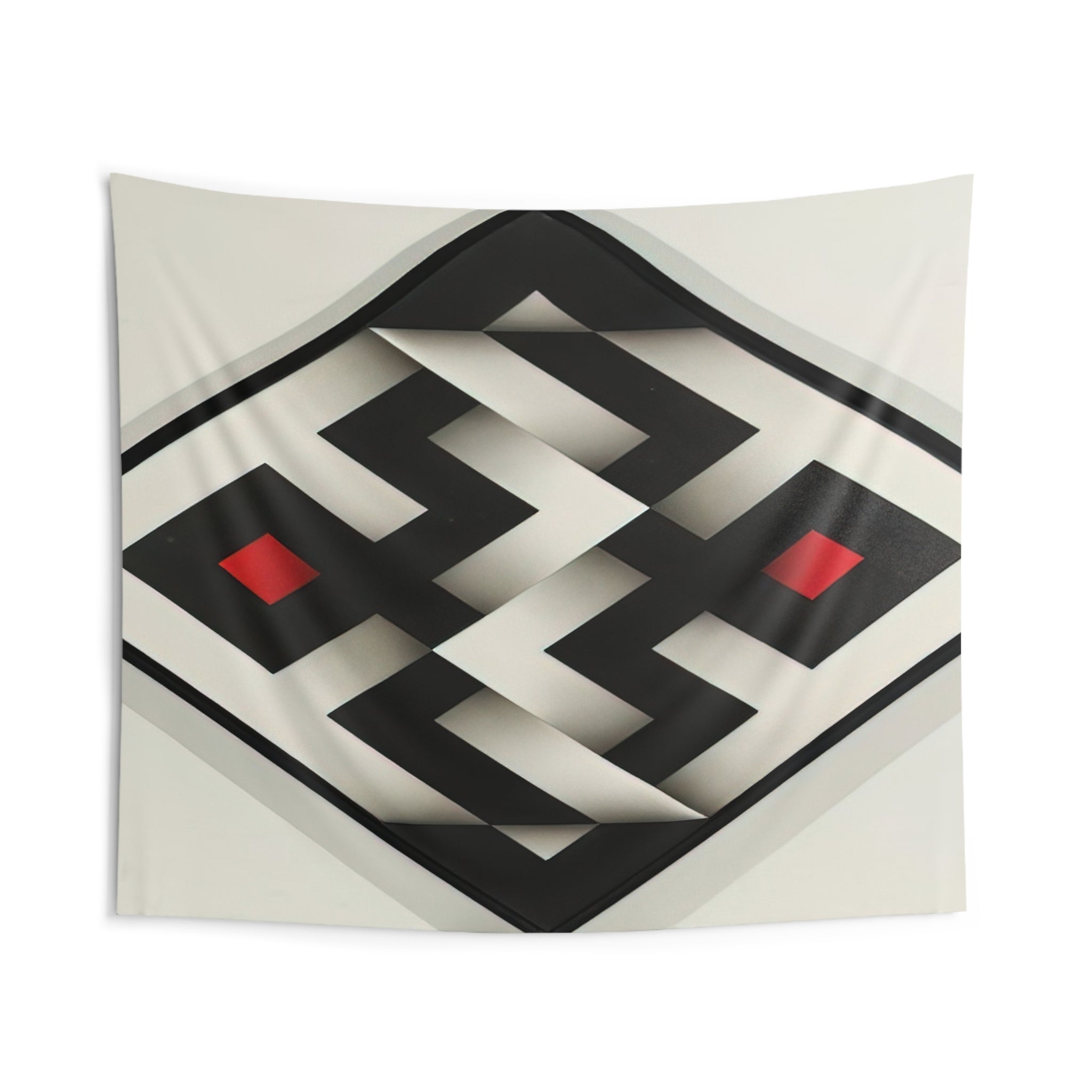 Ibawabi - 1975 By Omar Rayo Tapestry | Omar Rayo Large Tapestry Art