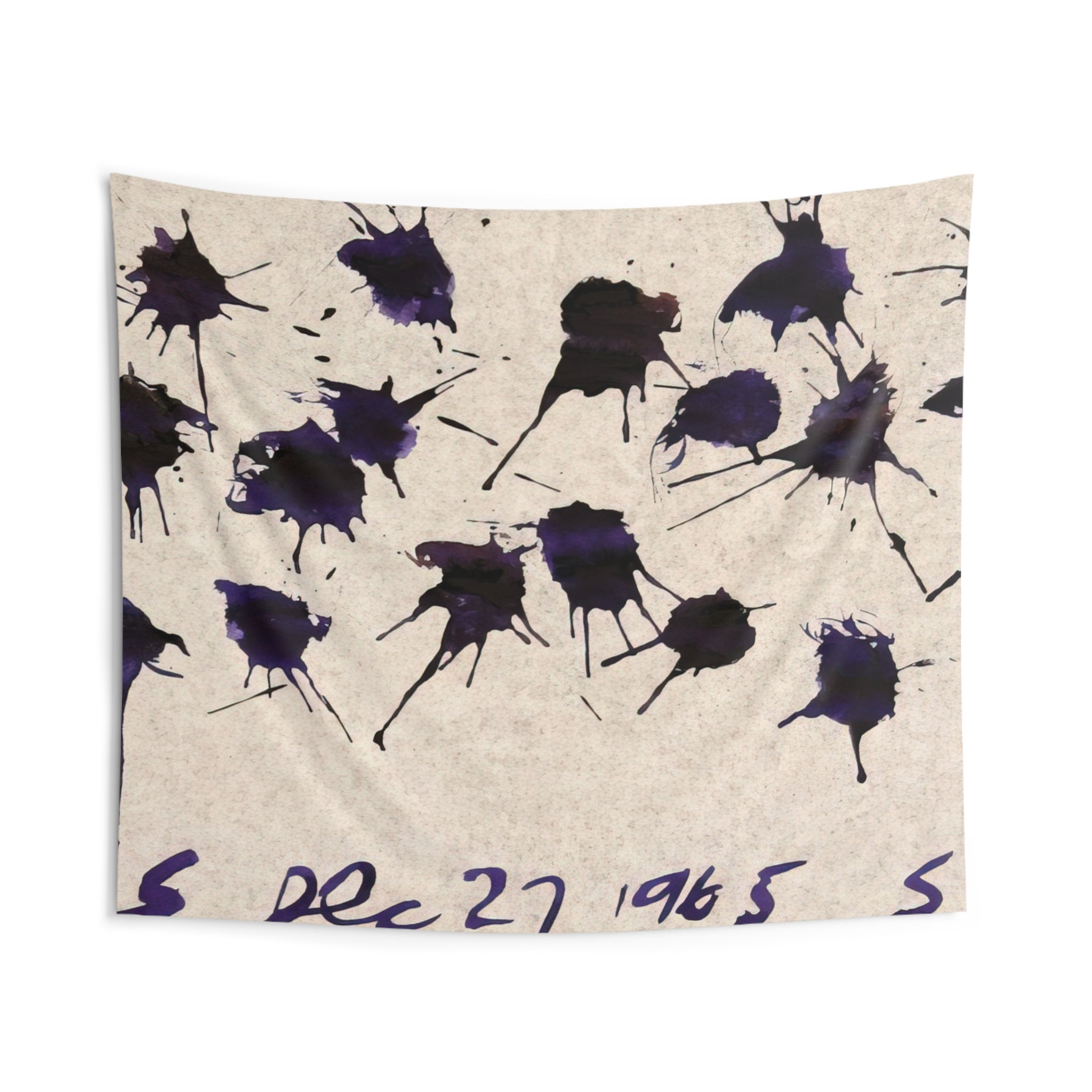 WS Dec 27, 1965 SF - 1965 By William Saroyan Tapestry | William Saroyan Large Tapestry Art