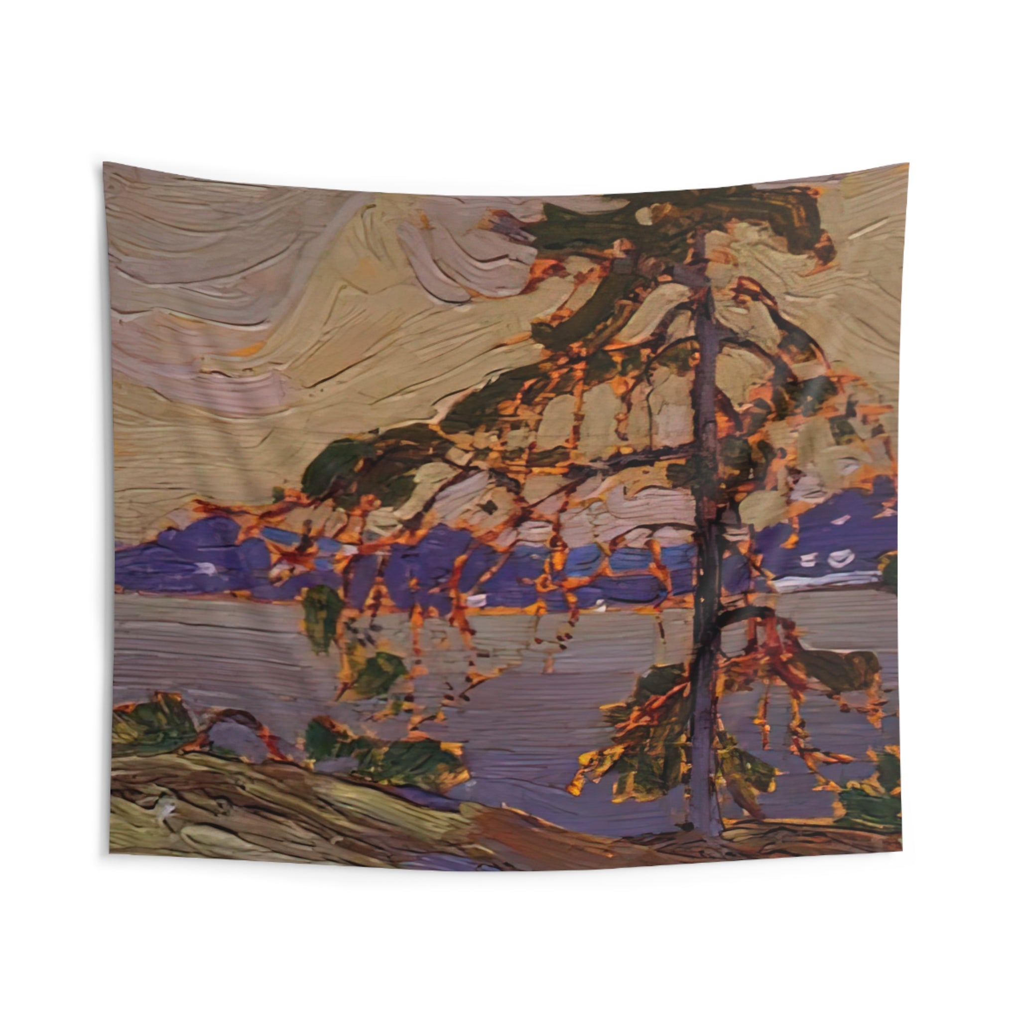 SKETCH FOR THE JACK PINE 1916 By Tom Thomson Tapestry | Tom Thomson Large Tapestry Art