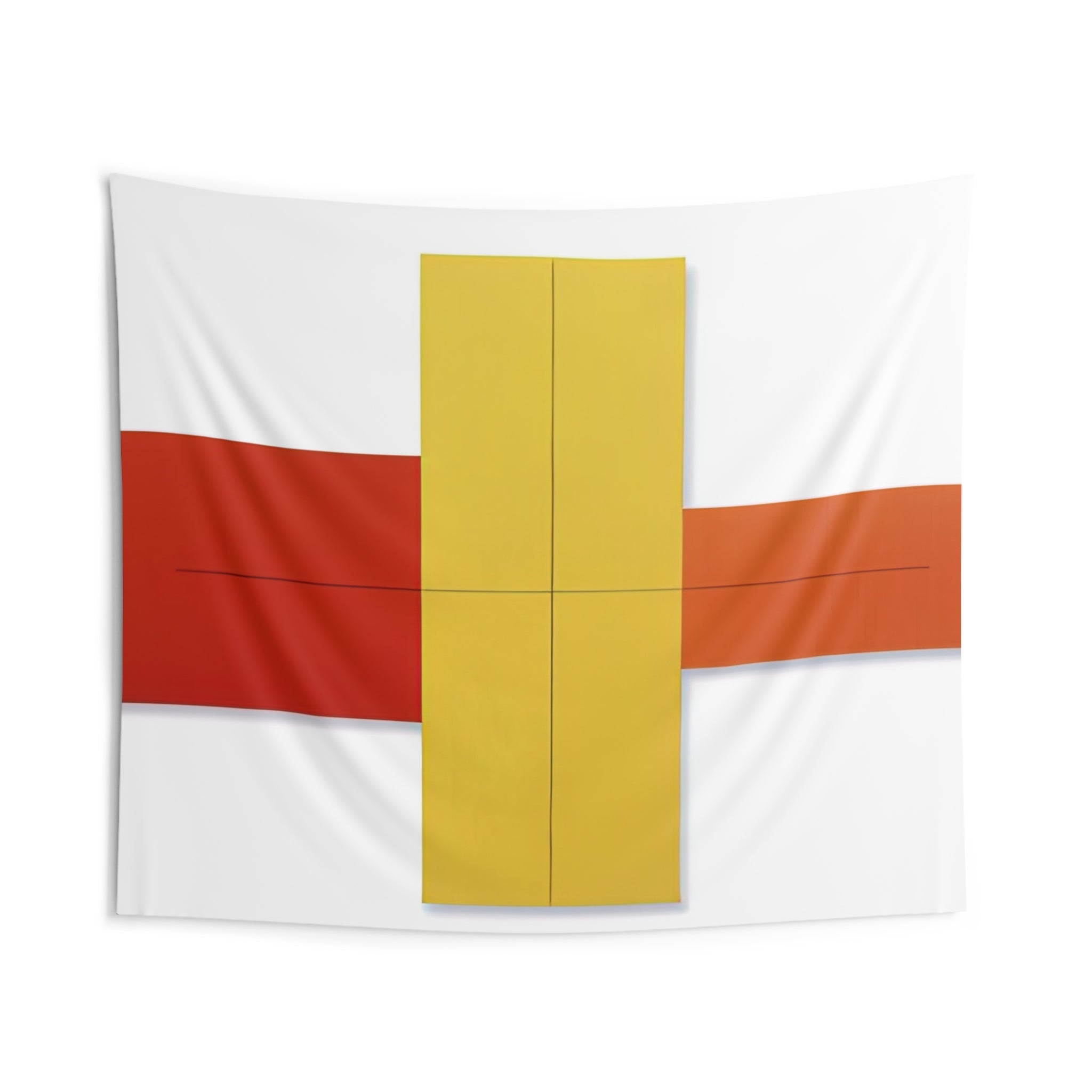 WITHIN RED YELLOW ORANGE 1981 By Robert Mangold Tapestry | Robert Mangold Large Tapestry Art