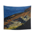 Rocks and Shore By Edward Hopper Tapestry | Edward Hopper Large Tapestry Art