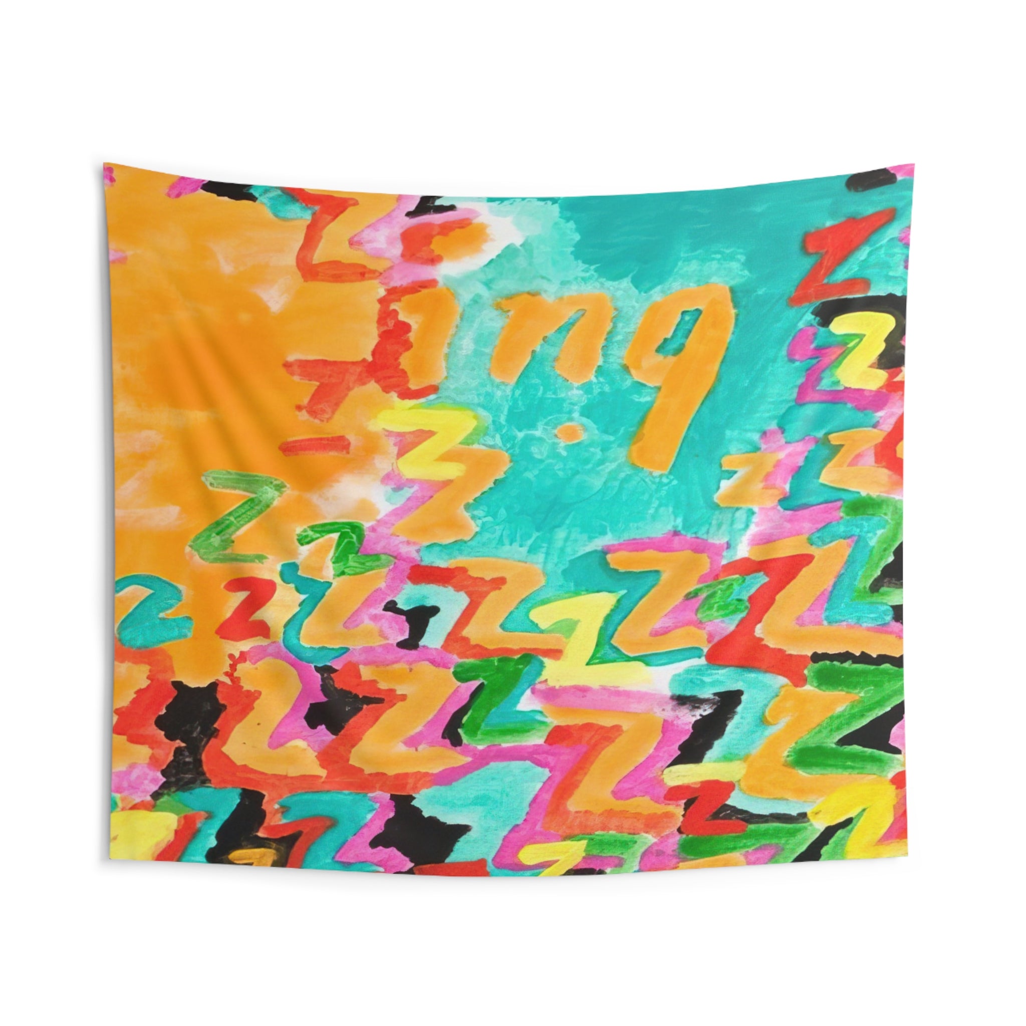 Untitled z-ing - 1984 By Paul Thek Tapestry | Paul Thek Large Tapestry Art
