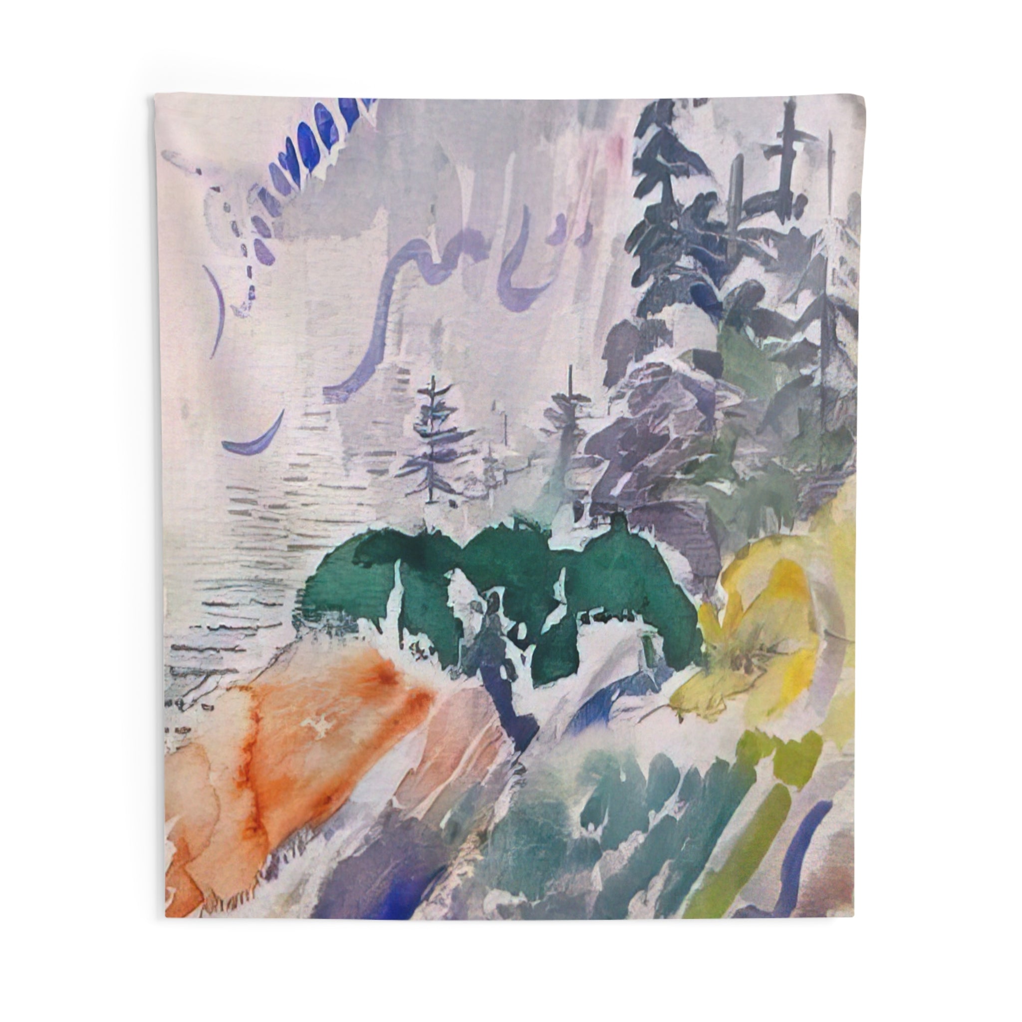 Marin Island - 1914 By John Marin Tapestry | John Marin Large Tapestry Art