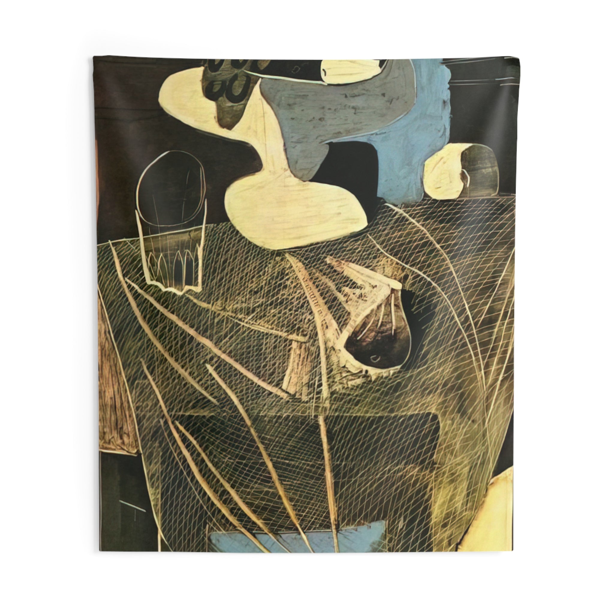 Still life with fishing net By Pablo Picasso Tapestry | Pablo Picasso Large Tapestry Art