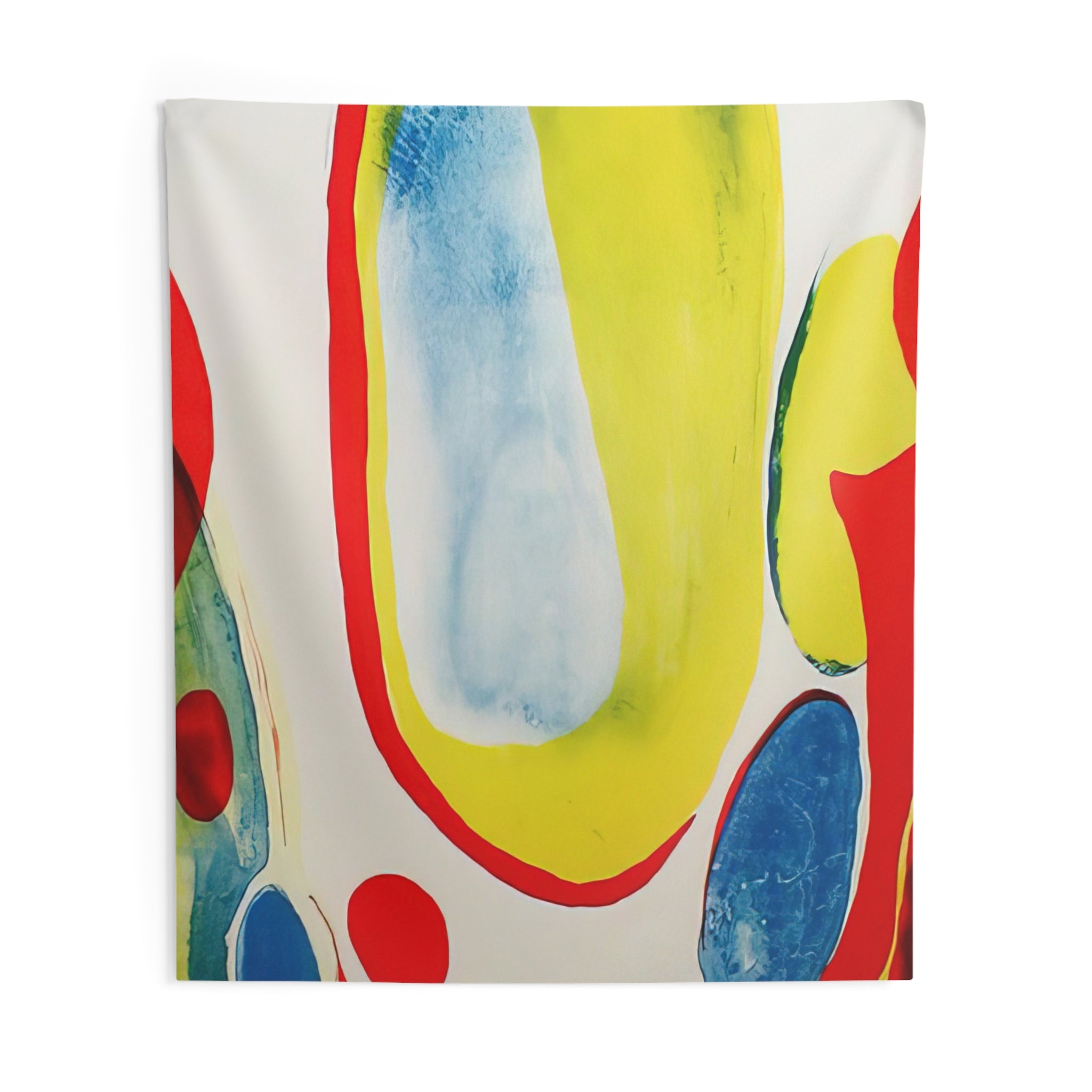Red, Yellow and Blue By Alice Baber Tapestry | Alice Baber Large Tapestry Art