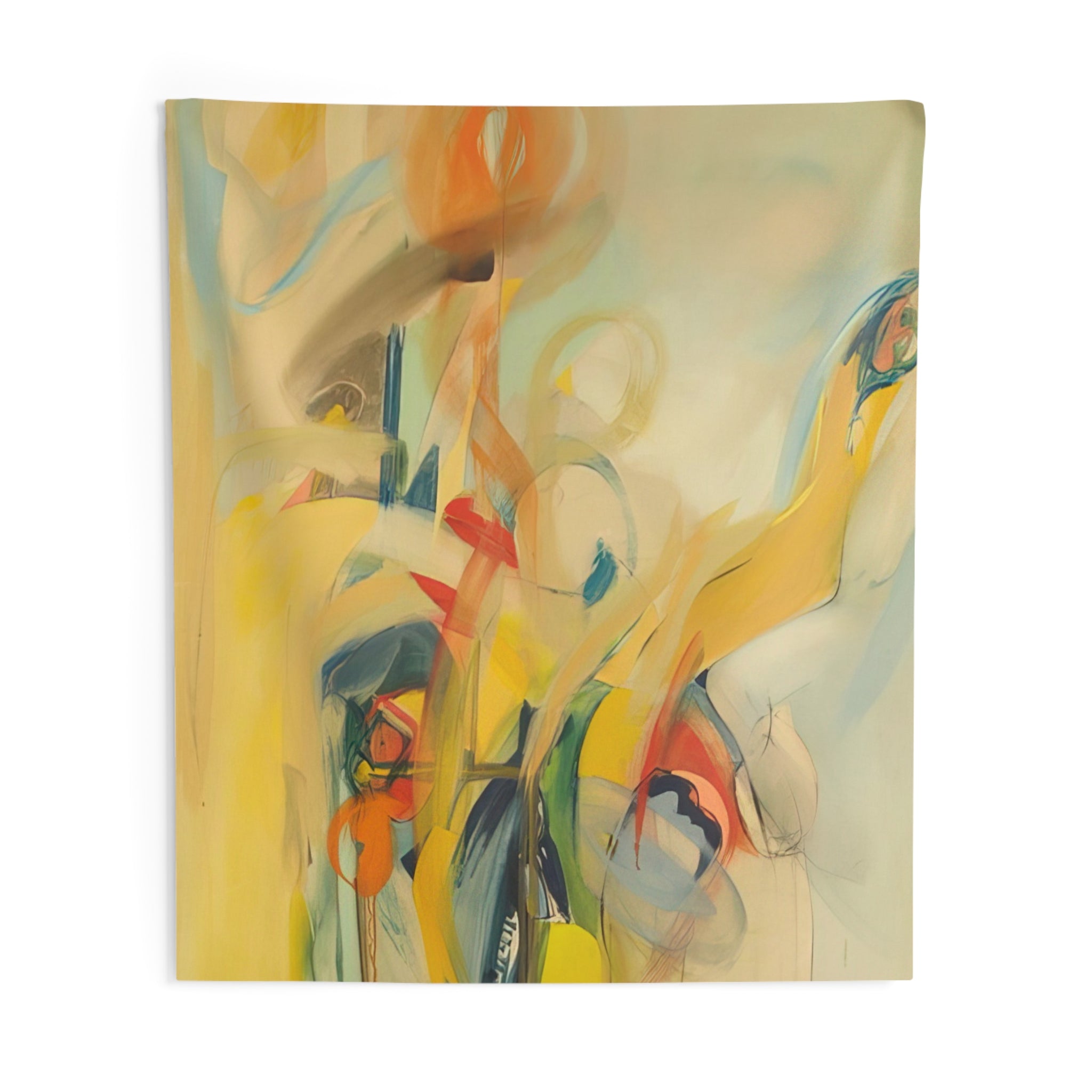 Down to Earth - 1959 By Miriam Schapiro Tapestry | Miriam Schapiro Large Tapestry Art