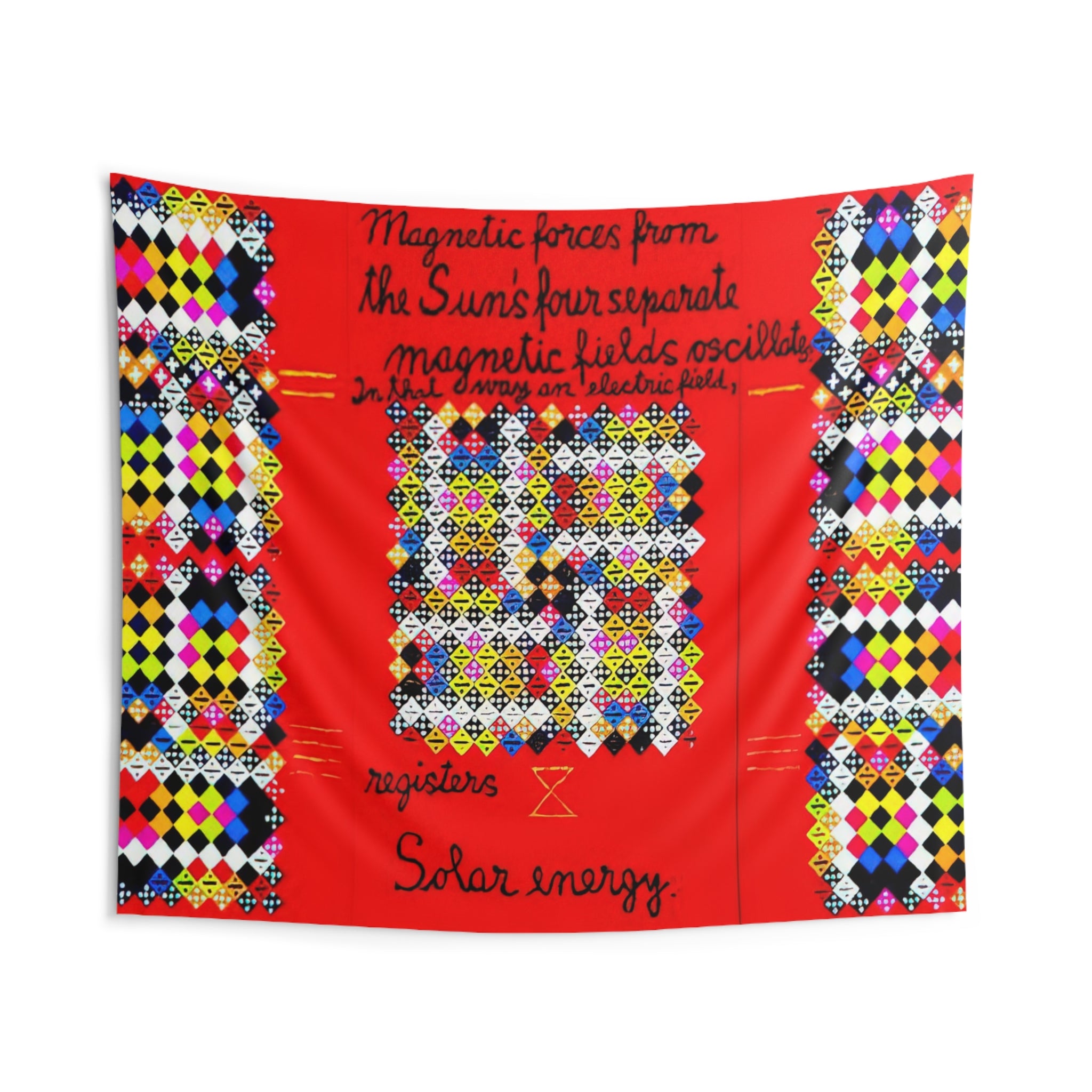 Solar Energy Optics - 1975 By Alfred Jensen Tapestry | Alfred Jensen Large Tapestry Art