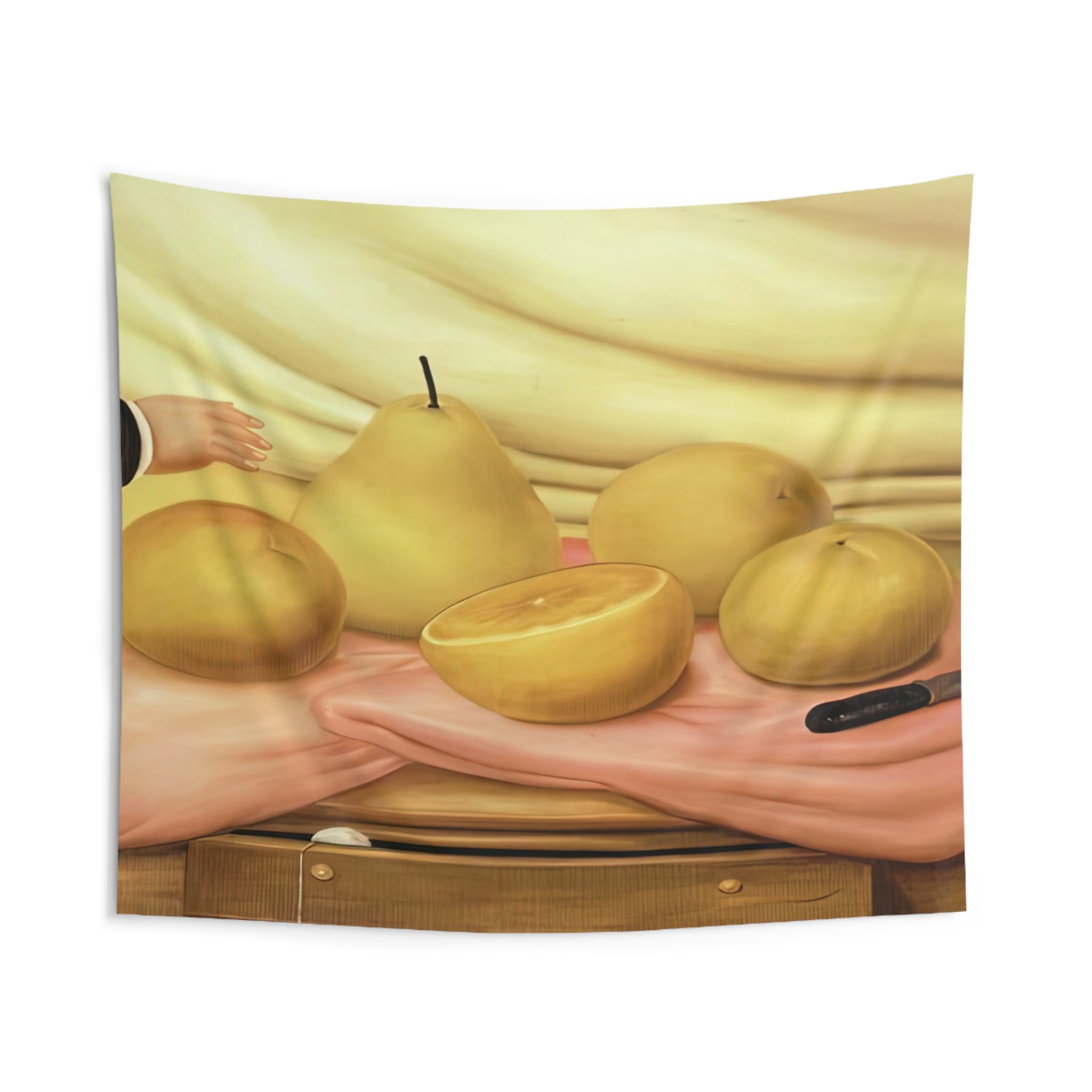 STILL LIFE WITH FRUITS By Fernando Botero Tapestry | Fernando Botero Large Tapestry Art
