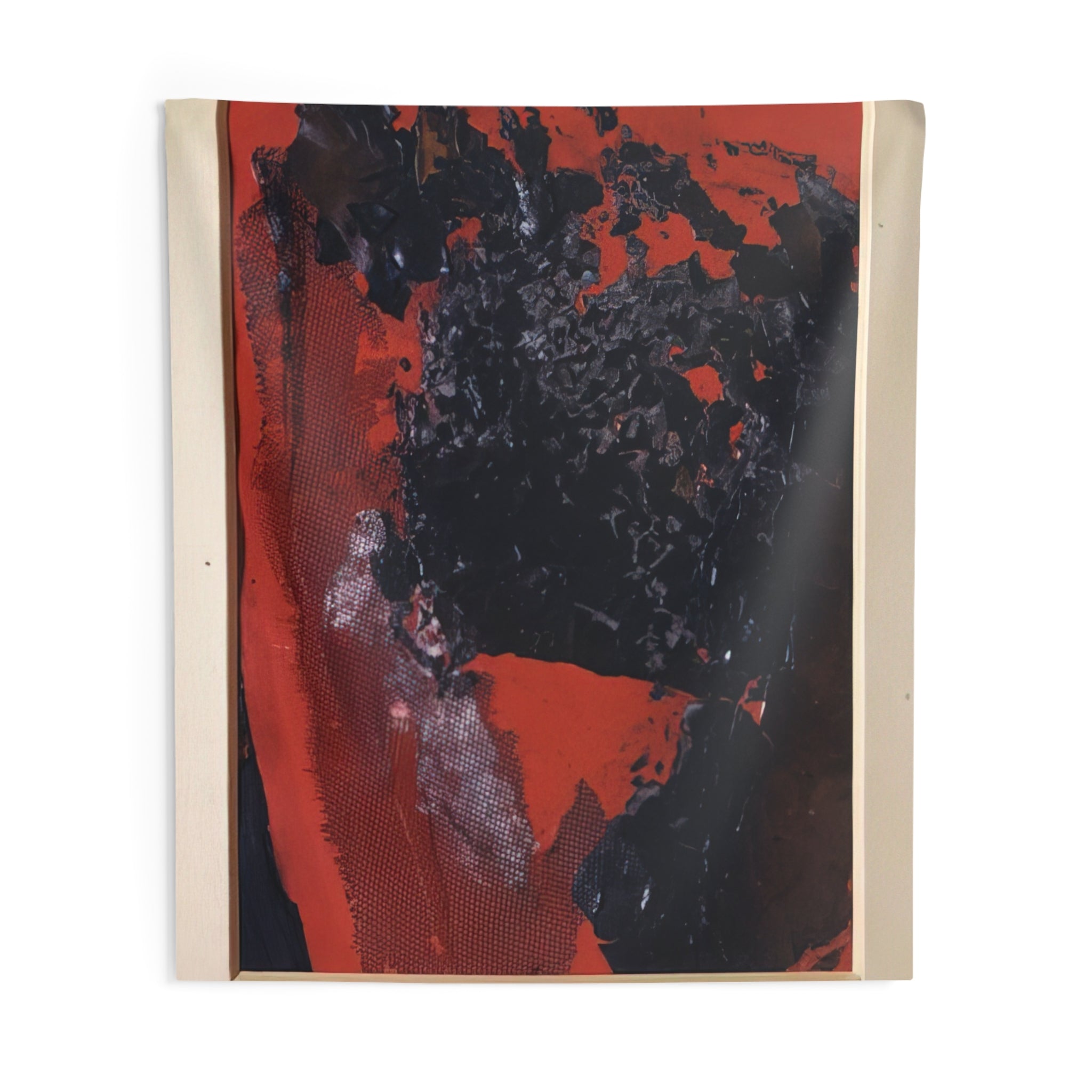 Combustion - 1961 By Alberto Burri Tapestry | Alberto Burri Large Tapestry Art