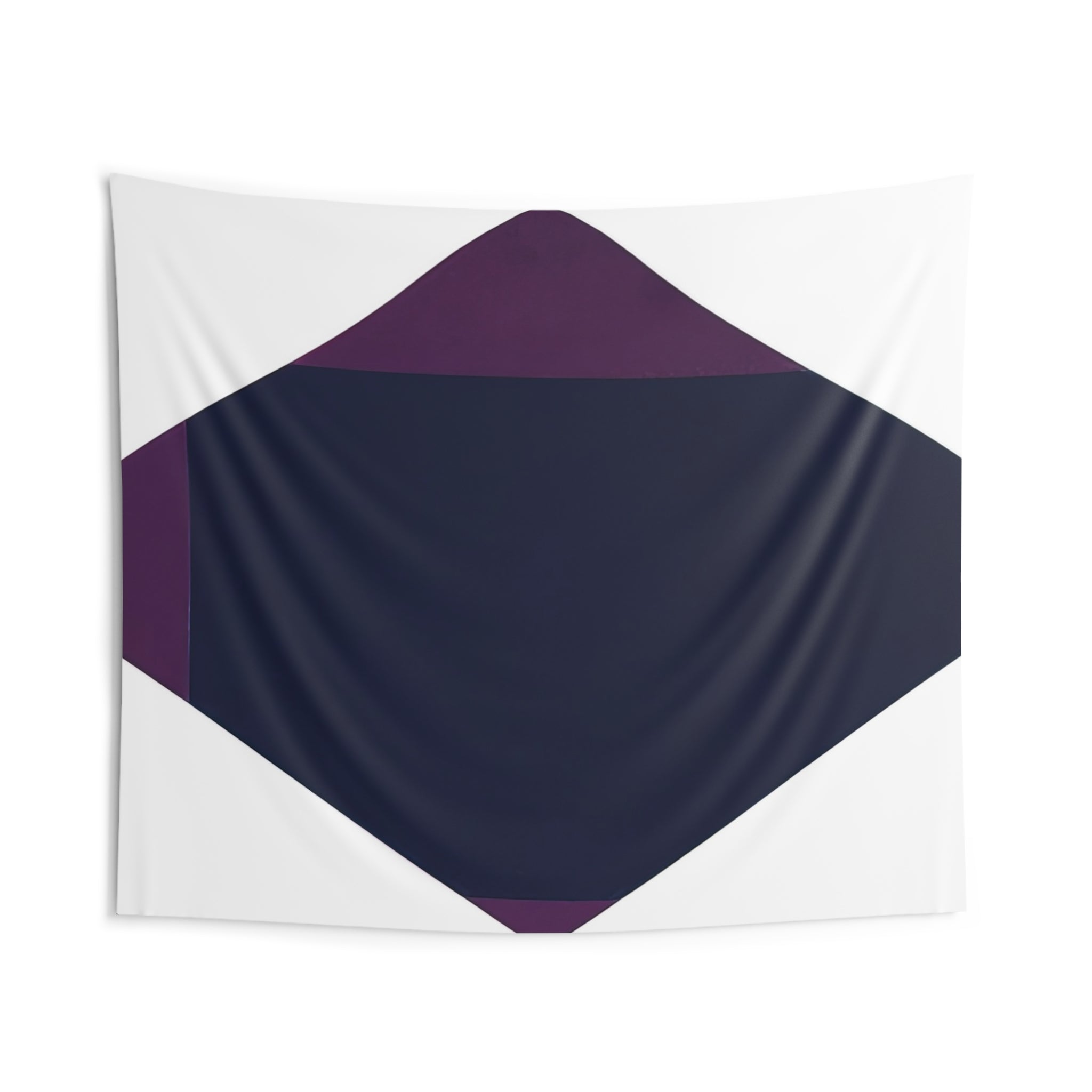 Blau-violettes horizontal-vertikal-quadrat - 1968 By Max Bill Tapestry | Max Bill Large Tapestry Art