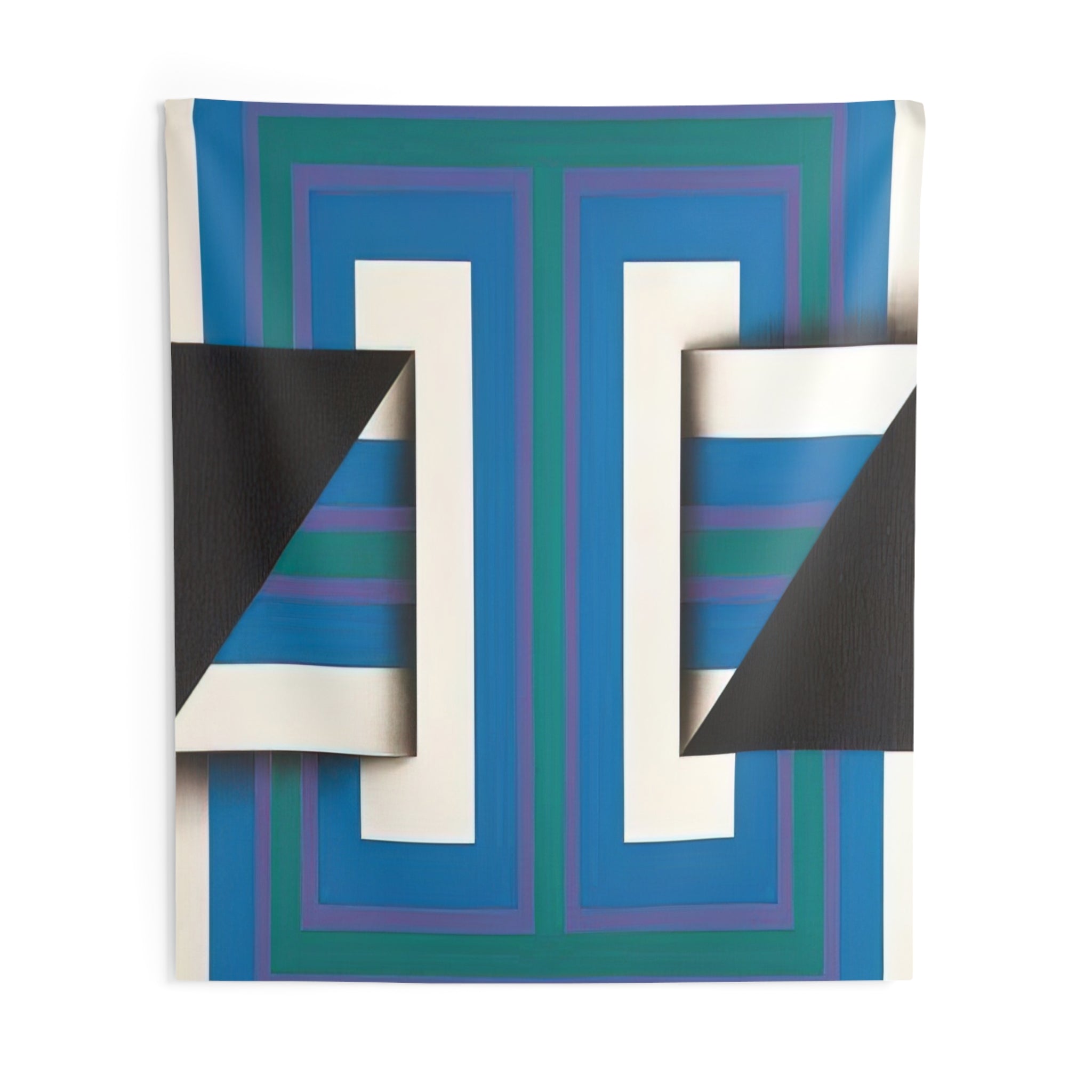 Palindrome 10 - 1967 By Omar Rayo Tapestry | Omar Rayo Large Tapestry Art