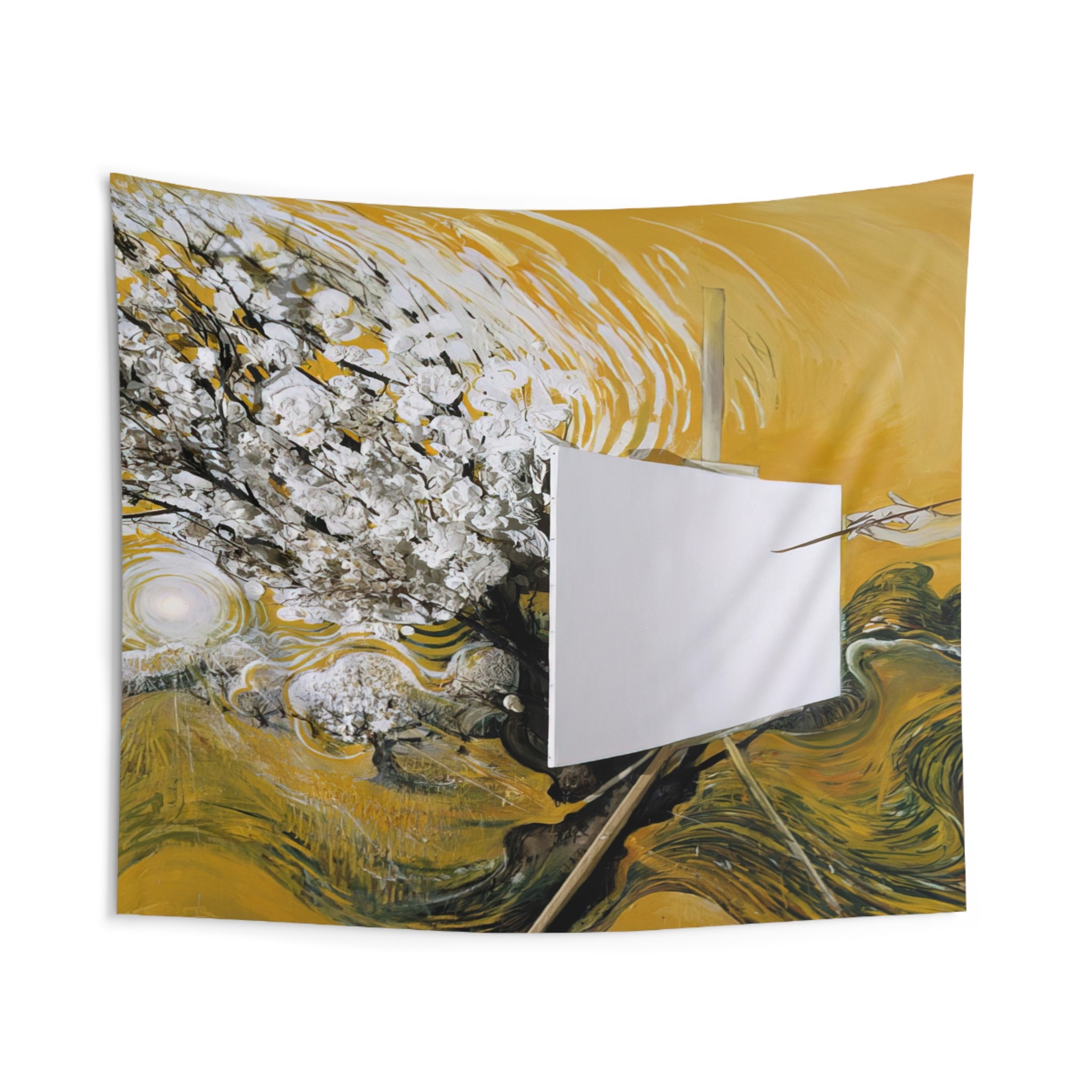 The Blossom Tree - 1982 By Brett Whiteley Tapestry | Brett Whiteley Large Tapestry Art