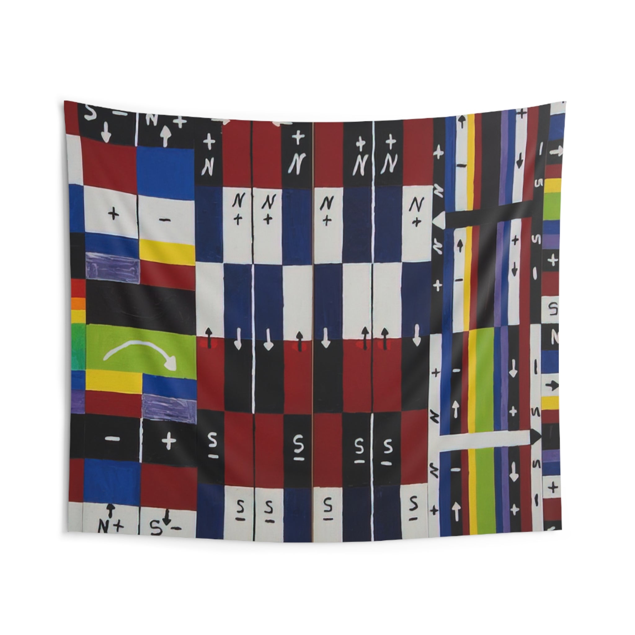 A World in Itself - 1961 By Alfred Jensen Tapestry | Alfred Jensen Large Tapestry Art