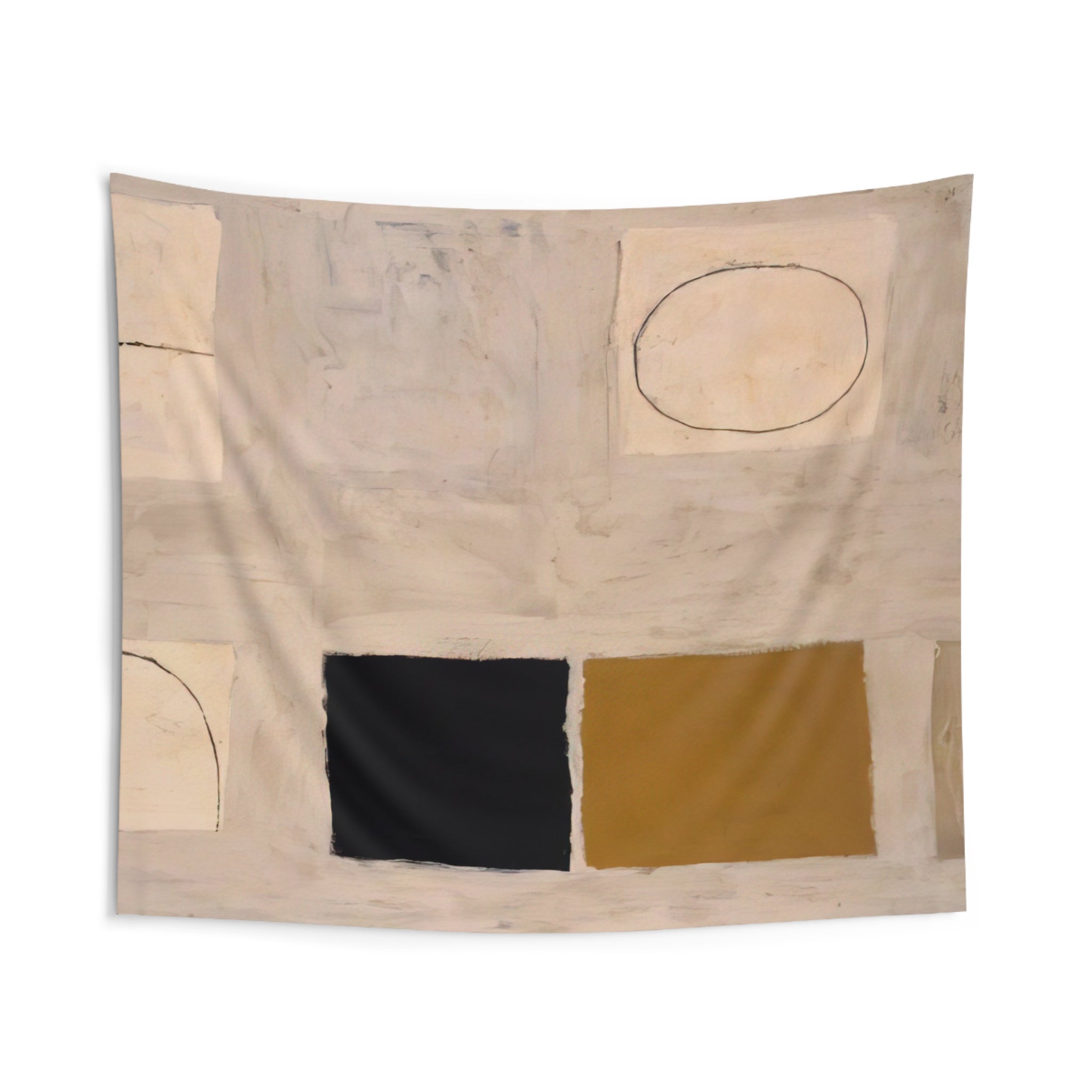 Morning in Mykonos - 1960 By William Scott Tapestry | William Scott Large Tapestry Art