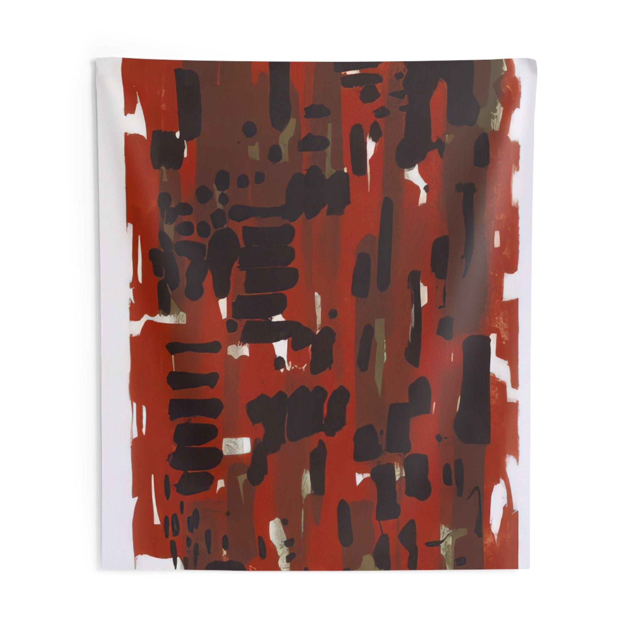 Red Garden - 1956 By Patrick Heron Tapestry | Patrick Heron Large Tapestry Art