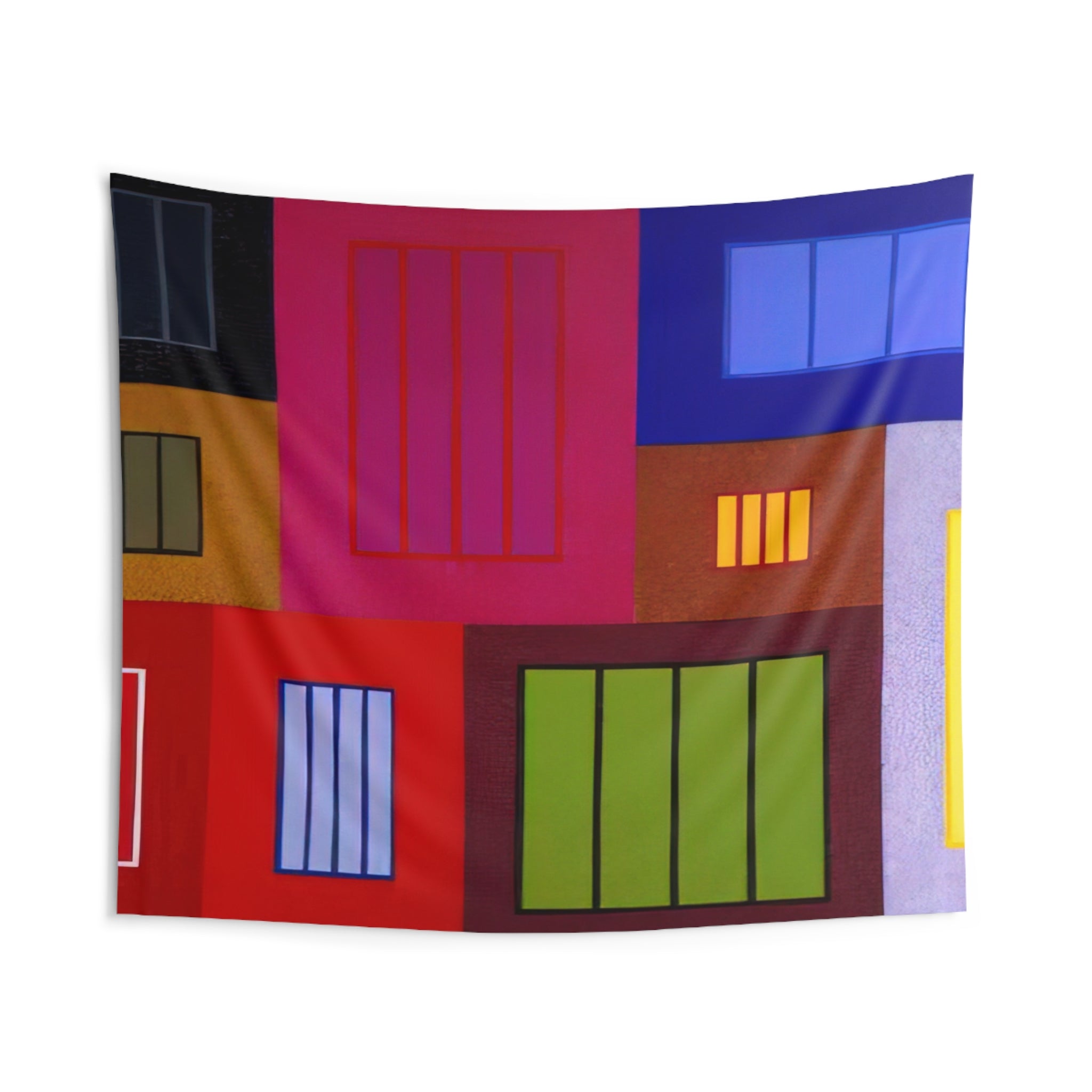 The Time Machine - 2002 By Peter Halley Tapestry | Peter Halley Large Tapestry Art