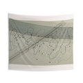 Fontana Mix Light Grey - 1981 By John Cage Tapestry | John Cage Large Tapestry Art