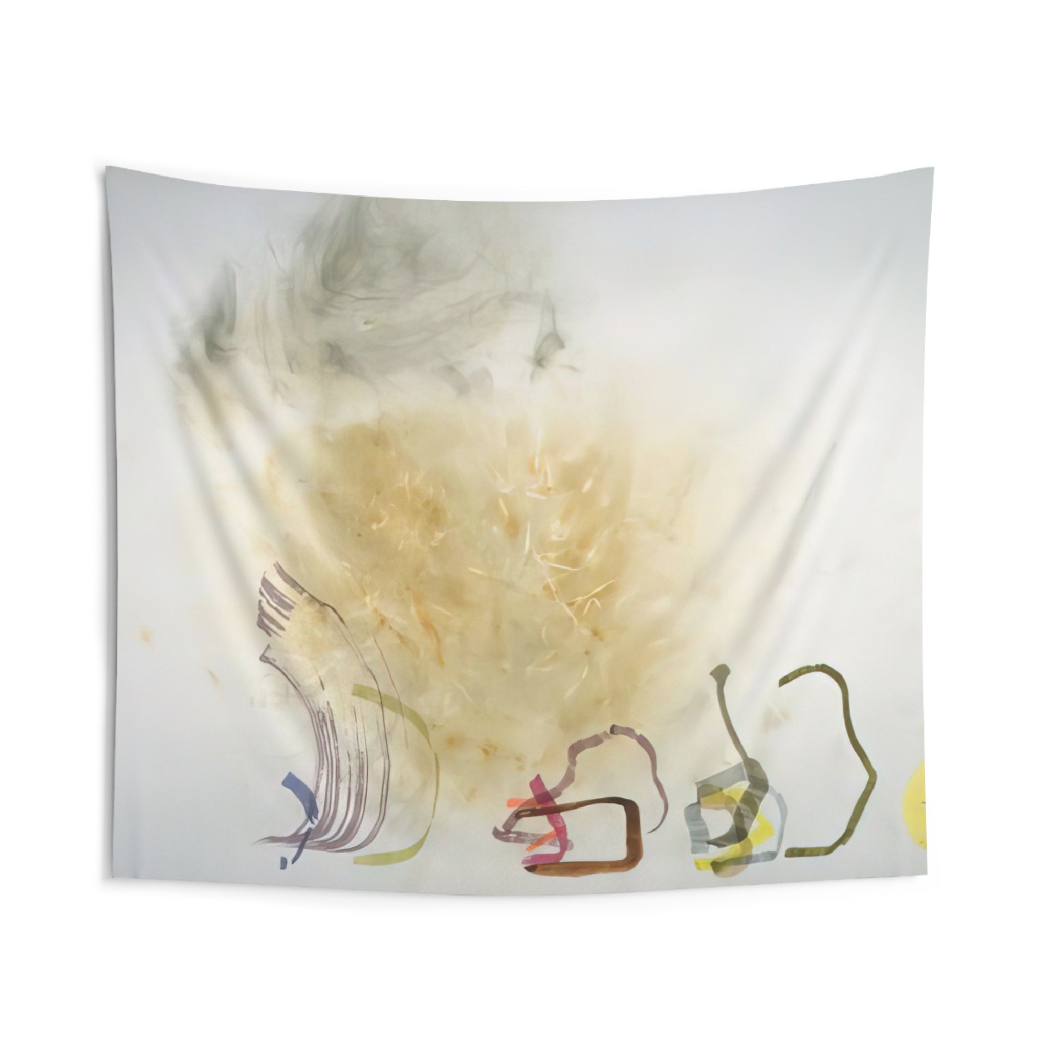 River Rocks and Smoke, #1, 41190 - 1990 By John Cage Tapestry | John Cage Large Tapestry Art