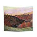Sunset in Creuse - 1898 By Armand Guillaumin Tapestry | Armand Guillaumin Large Tapestry Art