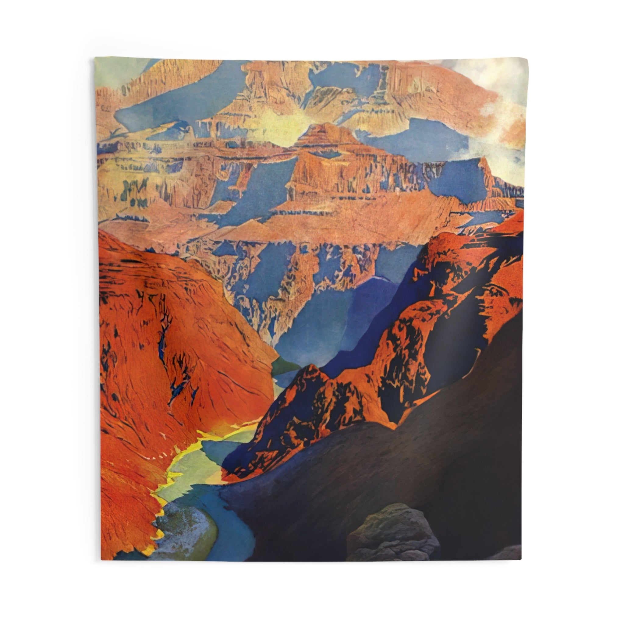 Grand Canyon By Maxfield Parrish Tapestry | Maxfield Parrish Large Tapestry Art
