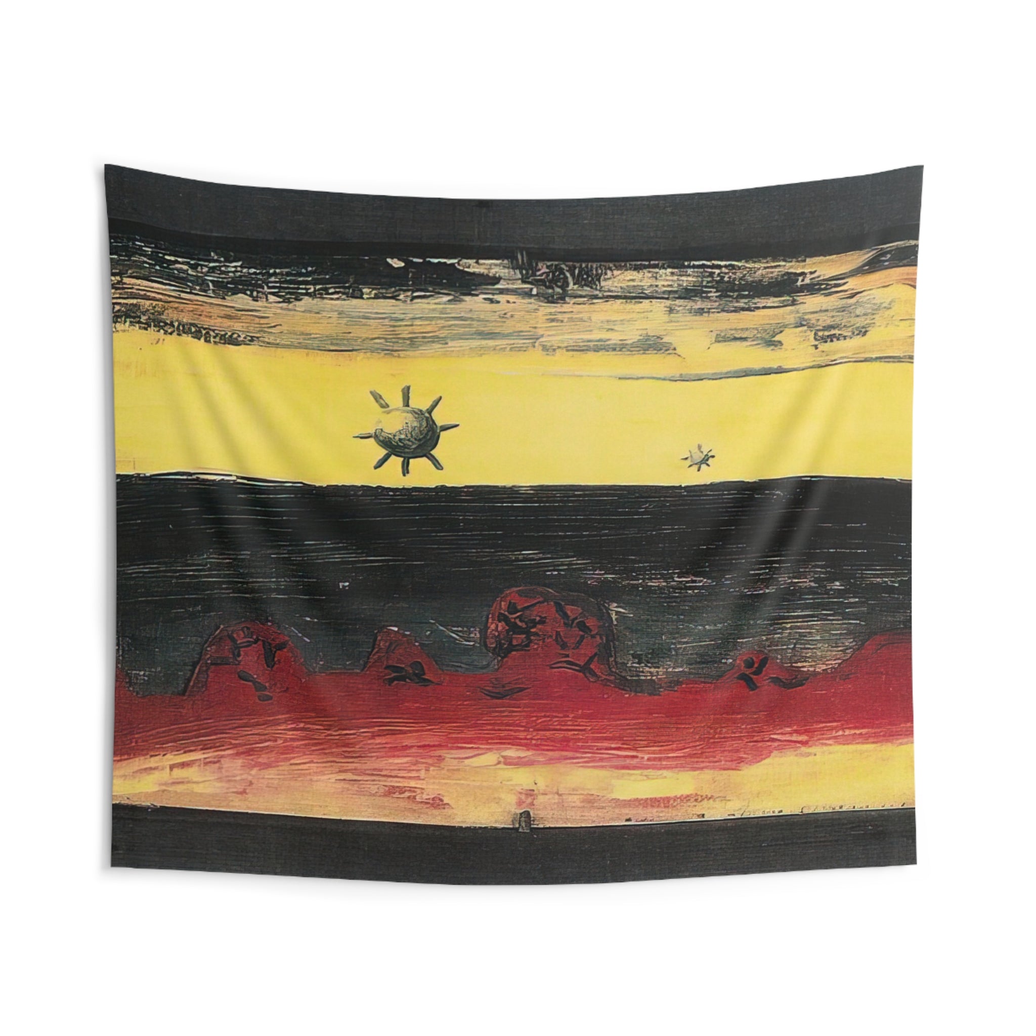 Prophecy - 1946 By Forrest Bess Tapestry | Forrest Bess Large Tapestry Art