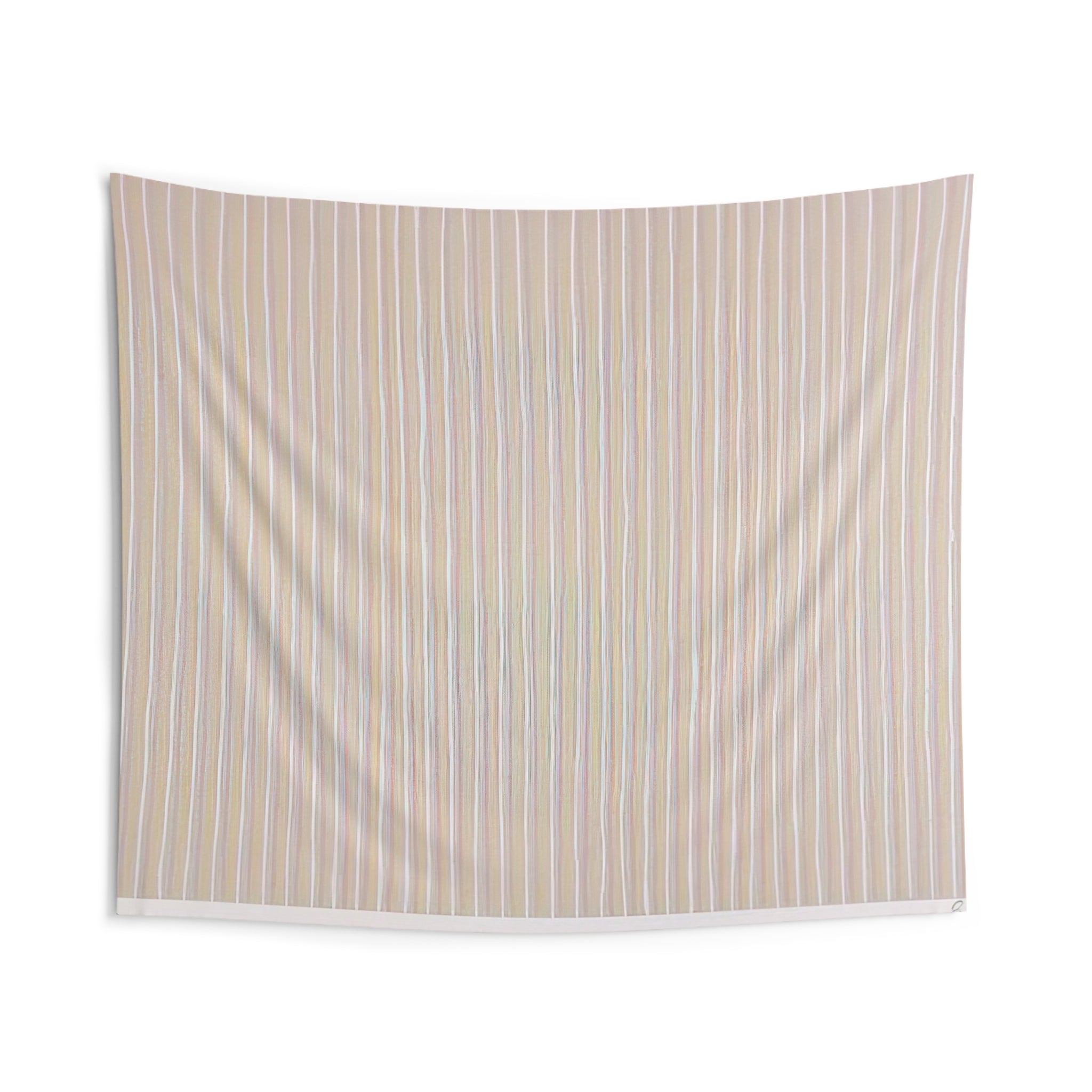 Untitled Pink, Yellow and White - 1980 By Gene Davis Tapestry | Gene Davis Large Tapestry Art