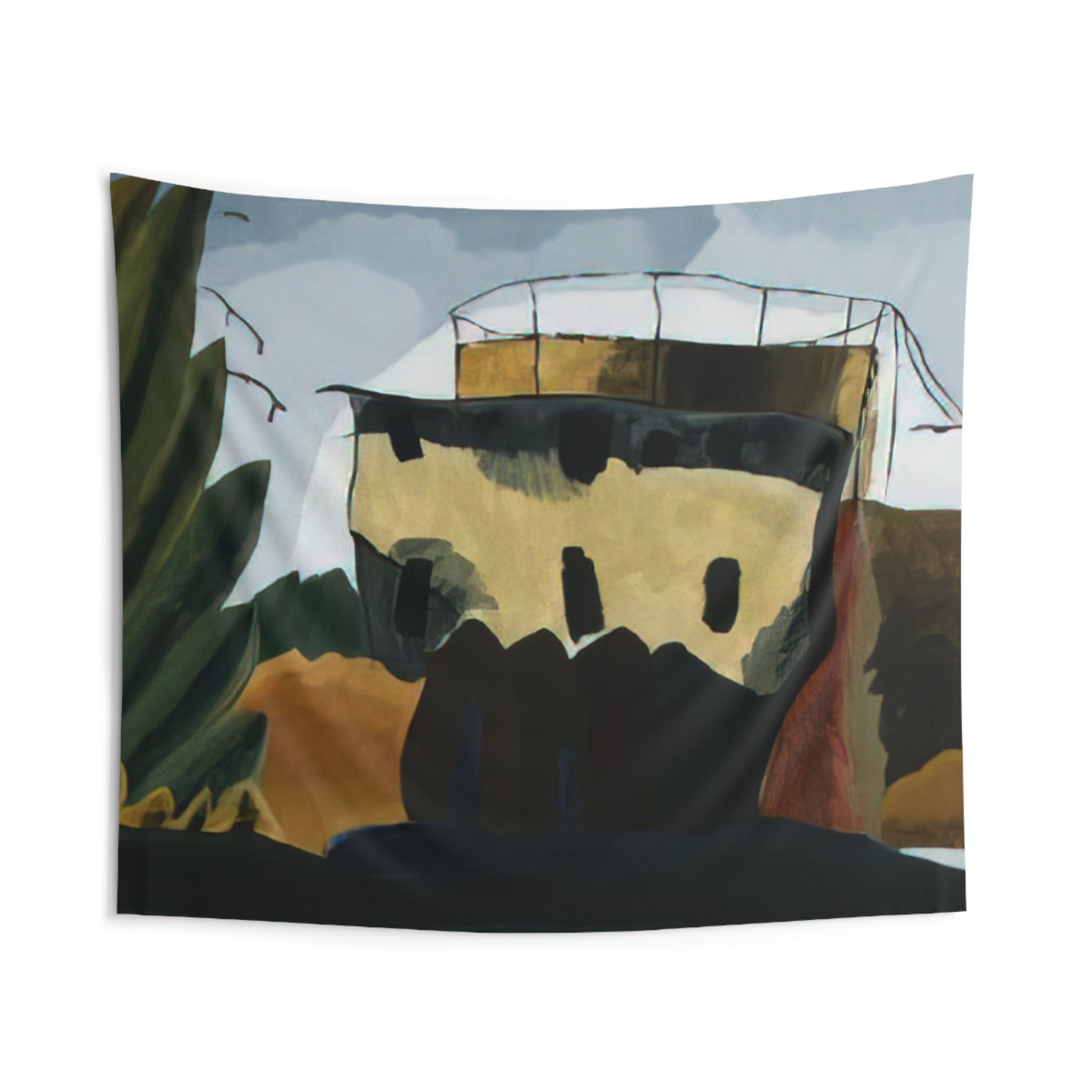 Tanks - 1938 By Arthur Dove Tapestry | Arthur Dove Large Tapestry Art