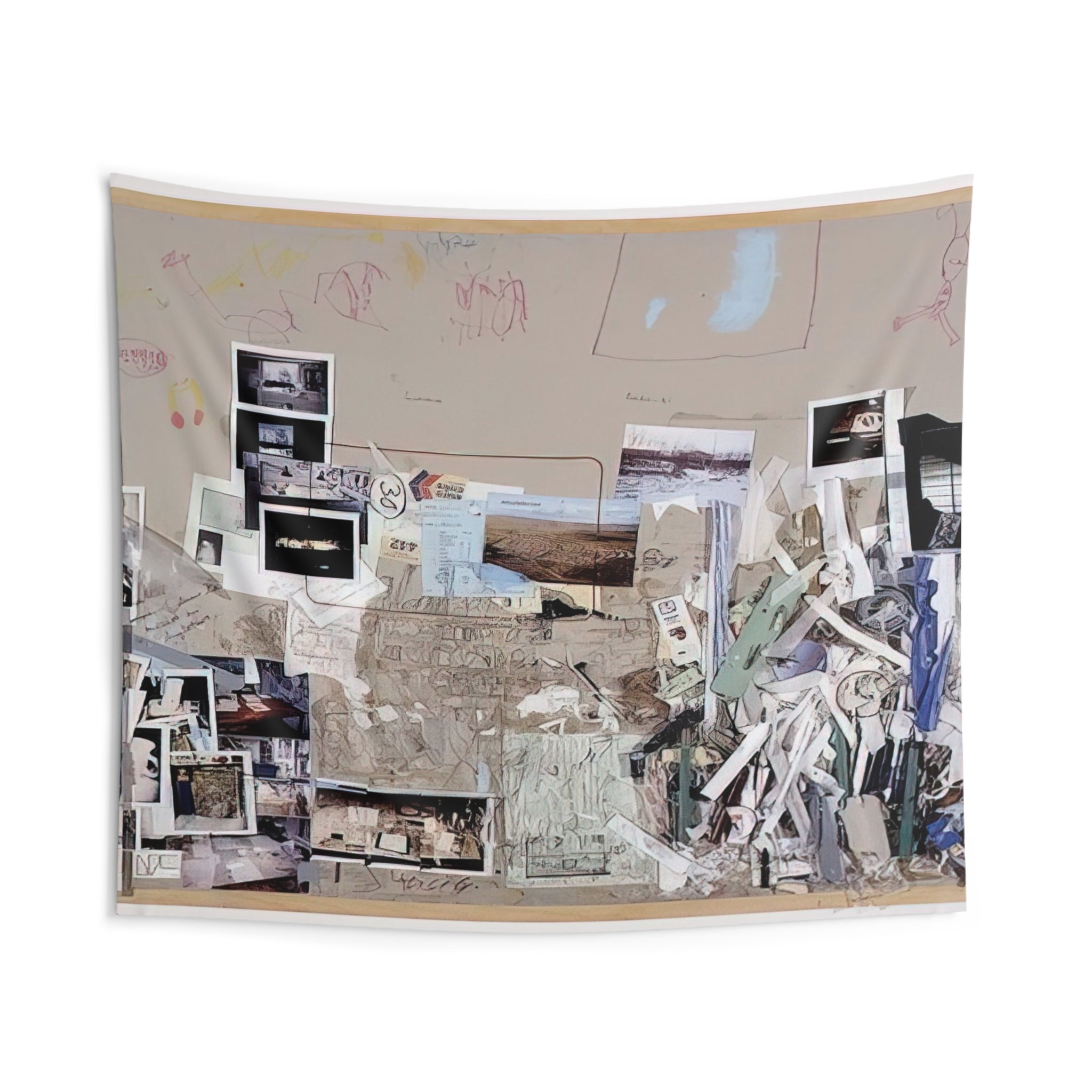 Tischmatte, Bali-Mosfellssveit - 1996 By Dieter Roth Tapestry | Dieter Roth Large Tapestry Art