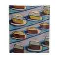 Refrigerator Pies - 1962 By Wayne Thiebaud Tapestry | Wayne Thiebaud Large Tapestry Art