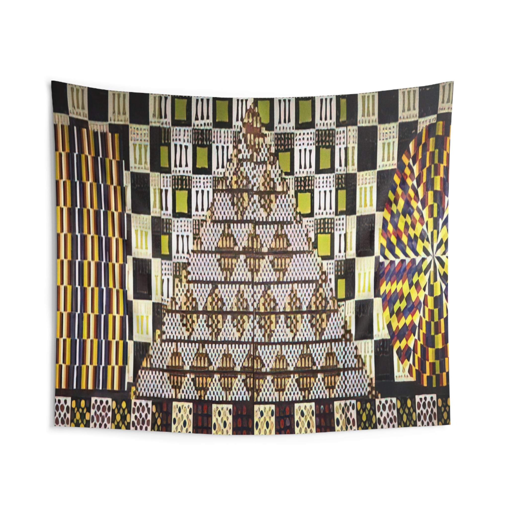 Honor Pythagoras, Per I--Per VI - 1964 By Alfred Jensen Tapestry | Alfred Jensen Large Tapestry Art