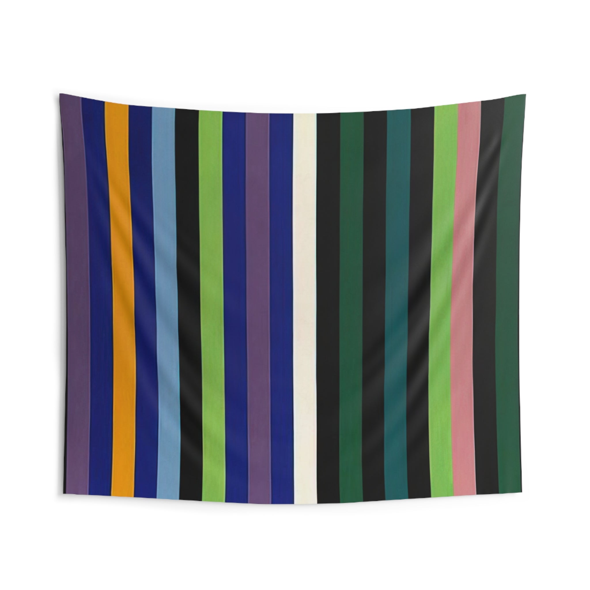 Two Part Blue - 1964 By Gene Davis Tapestry | Gene Davis Large Tapestry Art