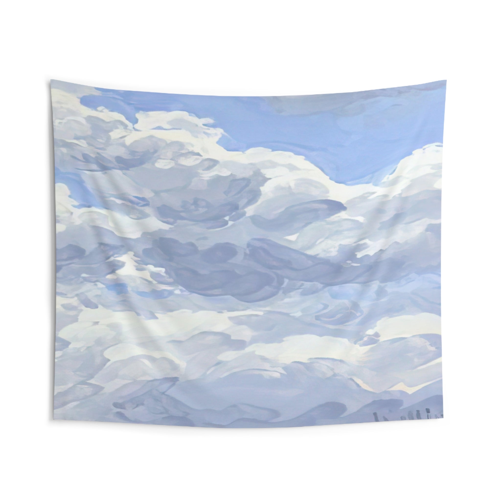 Study for Clouds II - 1979 By Neil Welliver Tapestry | Neil Welliver Large Tapestry Art