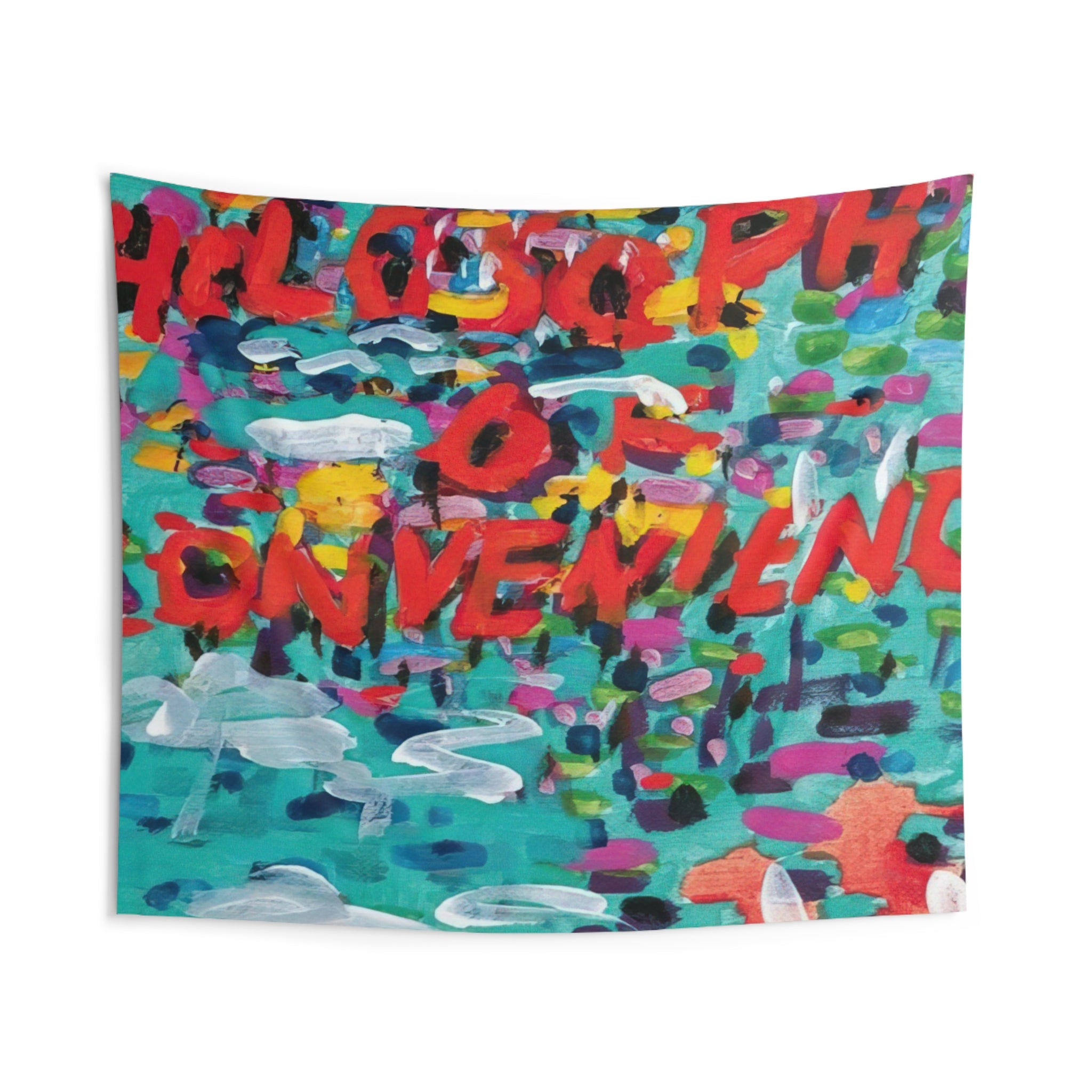 Philosophy of Convenience - 1988 By Paul Thek Tapestry | Paul Thek Large Tapestry Art