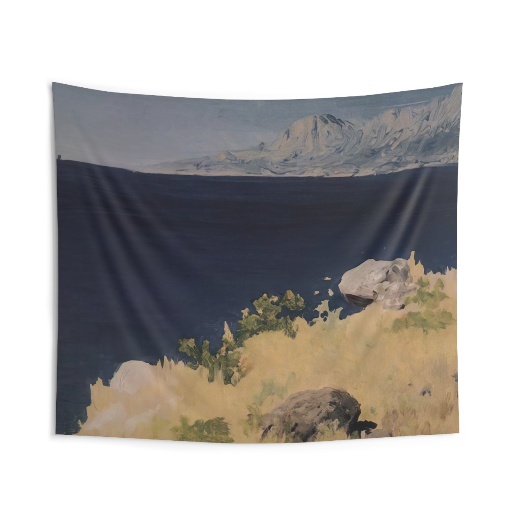 Sea coast. Crimea By Arkhyp Kuindzhi Tapestry | Arkhyp Kuindzhi Large Tapestry Art