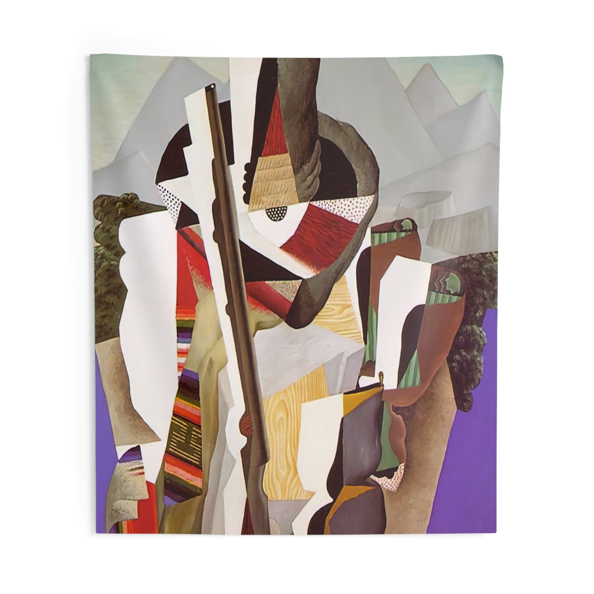 ZAPATISTA LANDSCAPE THE GUERRILLA 1915 By Diego Rivera Tapestry | Diego Rivera Large Tapestry Art