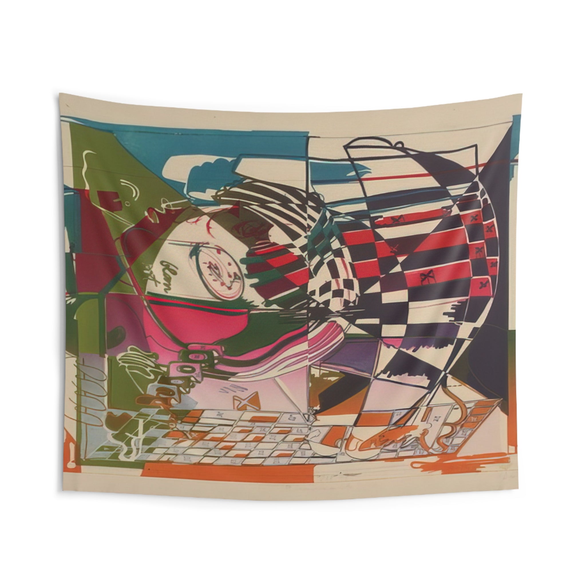 Double Somersault - 1972 By Dieter Roth Tapestry | Dieter Roth Large Tapestry Art