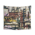 MORNINGTON CRESCENT By Frank Auerbach Tapestry | Frank Auerbach Large Tapestry Art