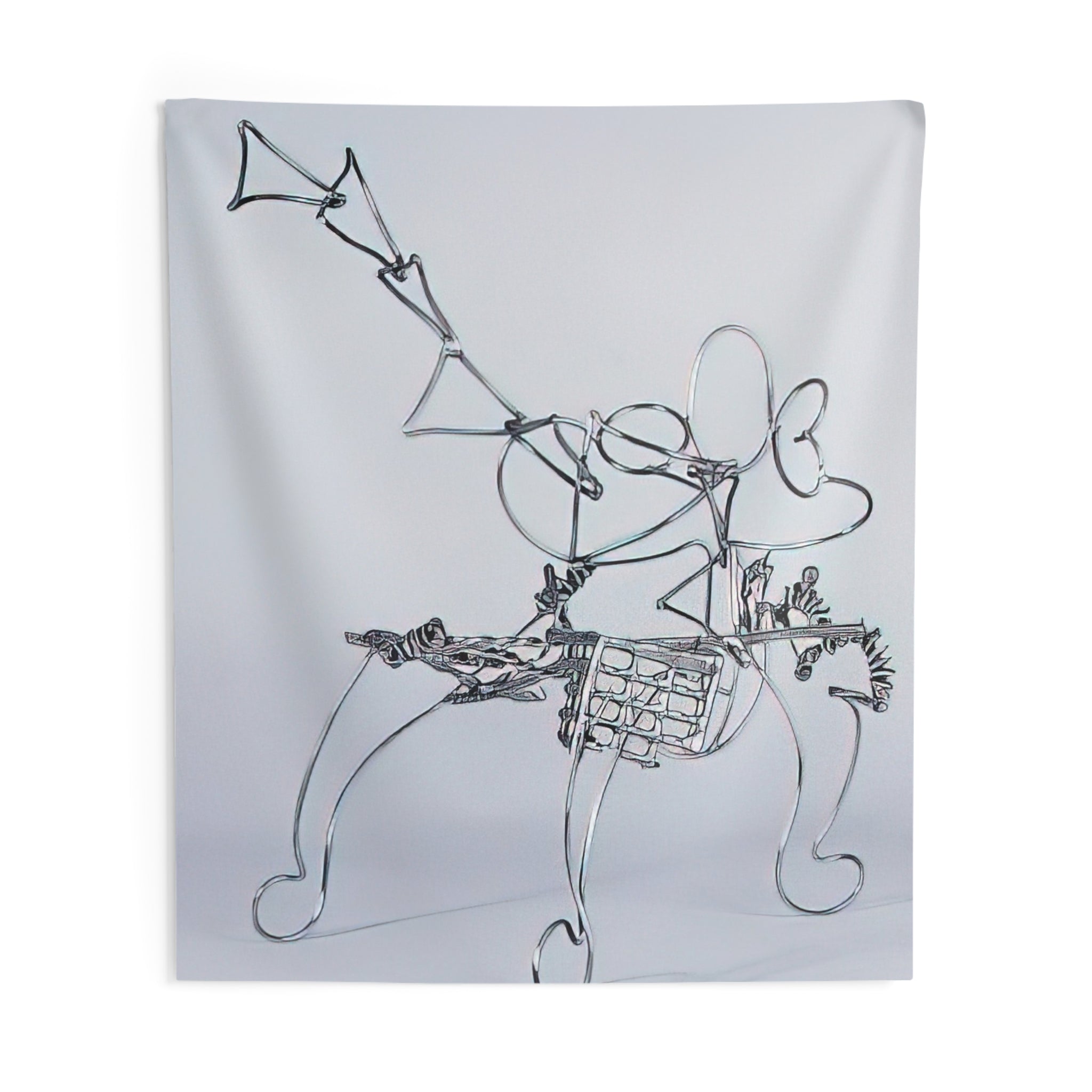 Triangle - 1987 By Nancy Graves Tapestry | Nancy Graves Large Tapestry Art