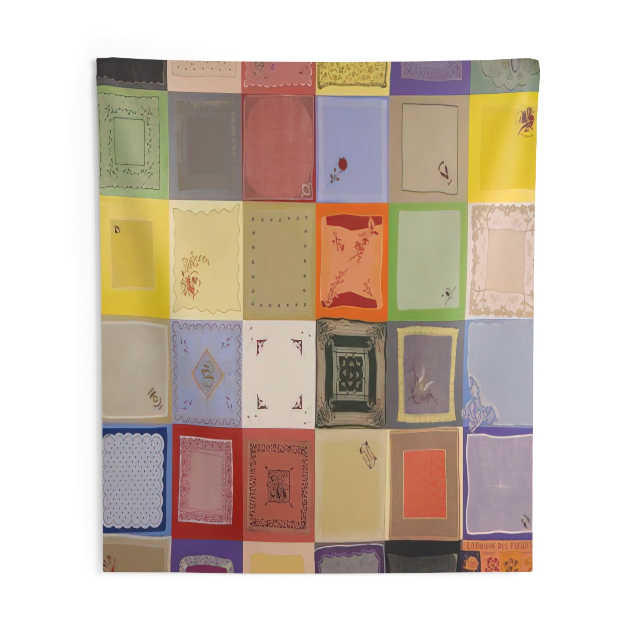 Connection - 1978 By Miriam Schapiro Tapestry | Miriam Schapiro Large Tapestry Art