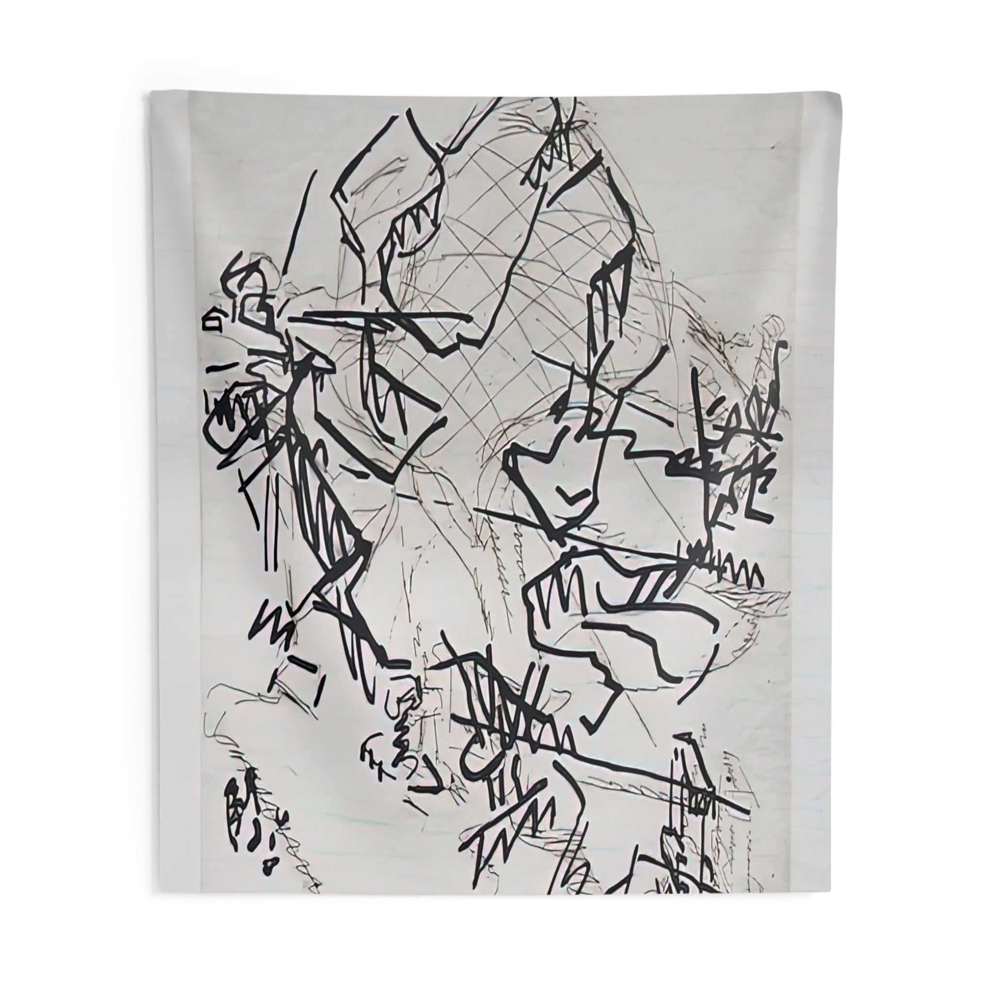 TREE AT TRETIRE II By Frank Auerbach Tapestry | Frank Auerbach Large Tapestry Art
